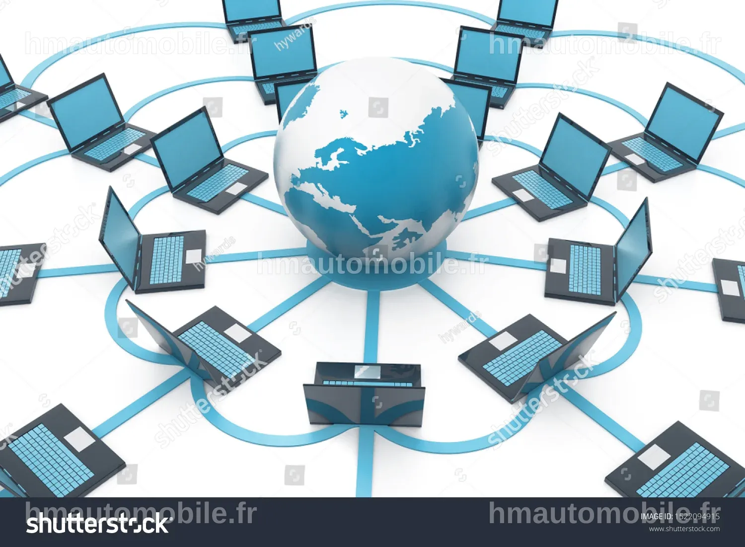 Schéma d'un réseau local illustrant les connexions, symbolisant l'importance de la communication.