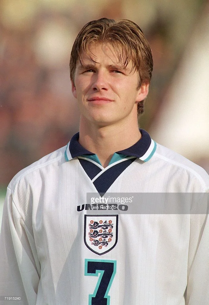 david beckham jeune - 3 David Beckhams England Career A Look Back Stock Photos, High-Res ...
