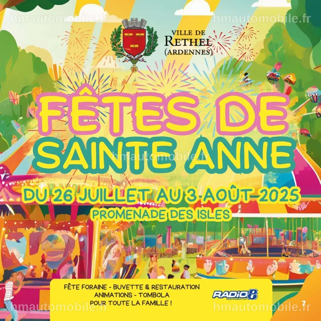 Ambiance de fête avec des activités culturelles et artisanales lors des célébrations de la Sainte-Anne.