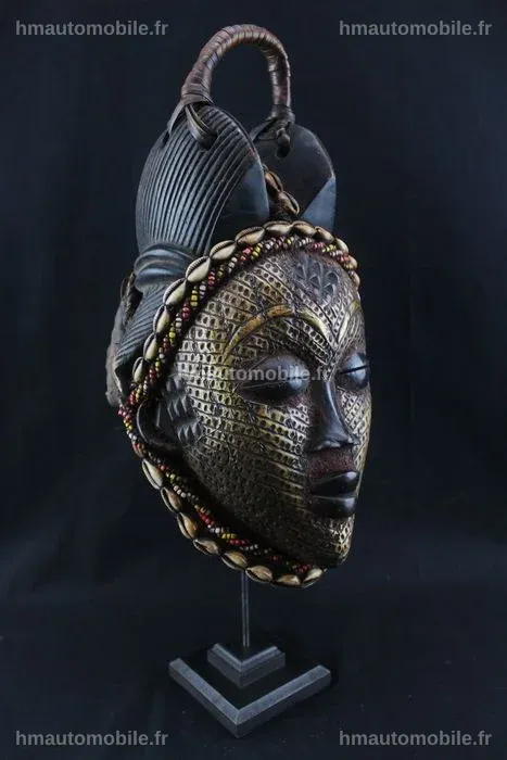 Différents styles de masques africains, illustrant la diversité de l'art africain.