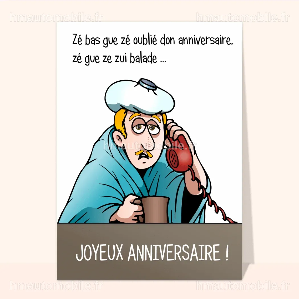 Mèmes humoristiques pour souhaiter un joyeux anniversaire.