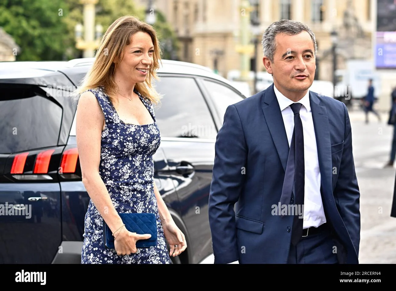 rose marie devillers - Paris, France. 14th July, 2023. French Interior Minister Gerald ...
